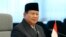 FILE - Indonesian President-elect Prabowo Subianto is seen during talks with Japanese officials at the Defense Ministry in Tokyo, April 3, 2024.