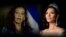 A la izquierda la vicepresidenta nicaragüense Rosario Murillo y a la derecha la Miss Universo Sheynnis Palacios
