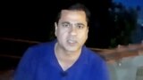 Pakistani journalist Imran Riaz Khan is seen in a screengrab from video posted to his Facebook page May 10, 2023, one day before his arrest.