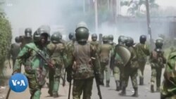 Au Kenya, des gaz lacrymogènes pour les manifestants