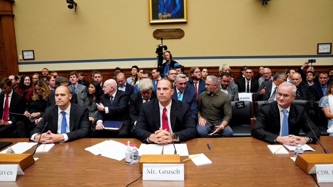 Former Military Officials Testify Before US Congress About Extraterrestrials,  Alien Craft
