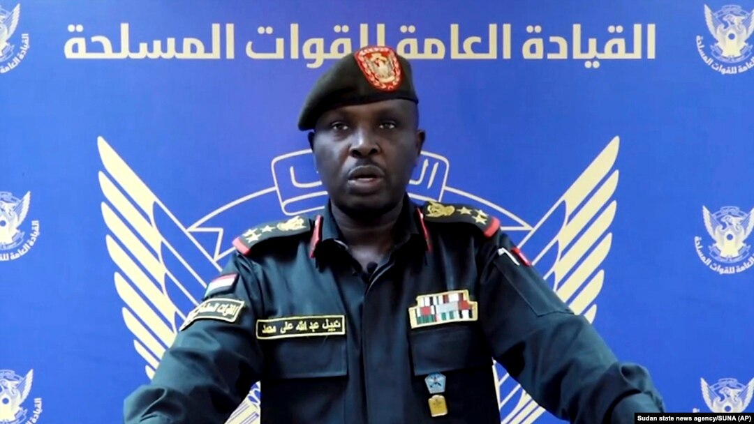 Brigadiye Jenerali Nabil Abdullah umuvugizi w'igisirikare ca Sudani 