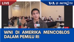 Laporan VOA untuk  Metro TV: WNI di Amerika Mencoblos dalam Pemilu RI 