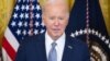 조 바이든 미국 대통령이 23일 백악관 이스트룸에서 열린 전미 주지사협회 행사에서 러시아에 대한 새로운 제재에 관해 언급했다.