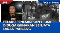 Laporan VOA untuk INews: Pelaku Penembakan Trump Diduga Gunakan Senjata Laras Panjang