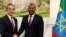 የቻይና ኮሚኒስት ፓርቲ የውጭ ጉዳይ ቢሮ ሓላፊ ዋንግ ዪ፣ ከኢትዮጵያው ጠቅላይ ሚኒስትር ዐቢይ አሕመድ ጋር