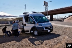 A Circle The City mobile clinic, helps homeless patients, Thursday, May 30, 2024 in Phoenix, Arizona.