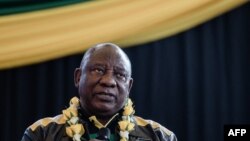 Le président Cyril Ramaphosa, reconduit à la tête de l'ANC en décembre, est assuré d'un deuxième mandat en cas de victoire de son parti.