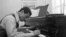 FILE - Andre Watts, 16, performs the Liszt piano concerto No. 1 with the New York Philharmonic, on Jan. 31, 1963. Watts died July 12, 2023 in Bloomington, Indiana, at age 77.