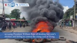 VOA60 Africa - Kenya: Anti-government protests turn violent again