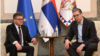 Sastanak predsednika Srbije Aleksandra Vučića sa evropskim izaslanikom za dijalog Beograda i Prištine (foto: buducnostsrbijeav)
