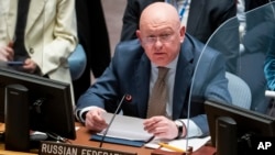 Diplomat tinggi Rusia di PBB, Vassily Nebenzia 