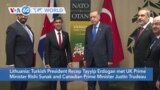 VOA60 World- Turkish President Recep Tayyip Erdogan met with foreign leaders on the sidelines of the NATO summit