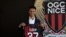 Sofiane Diop lors de sa présentation par l'OGC Nice, France, le 8 août 2023.
