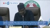 VOA60 Africa - ECOWAS President Omar Touray said exit from bloc by three junta-led nations hasty