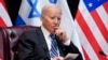 Presiden AS Joe Biden dalam pertemuan bilateral yang diperluas dengan pejabat Israel dan pemerintah AS pada 18 Oktober 2023, di Tel Aviv. (Foto: AP)