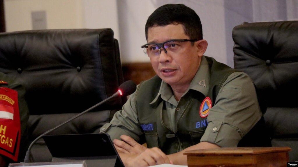 Kepala Badan Nasional Penanggulangan Bencana (BNPB), Letjen TNI Suharyanto. (Twitter/BNPB_Indonesia)