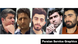 از راست: مرتضی پروین، سعید مینایی، سالار طاهر افشار، ایاز سیف‌خواه، ودود اسدی
