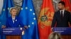 Predsednica Evropske komisije Ursula fon der Lajen i predsednik Crne Gore Jakov Milatović (Foto: REUTERS/Stevo Vasiljevic)