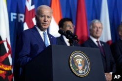 Predsjednik SAD Joe Biden govori na Samitu Azijsko-pacifičke ekonomske saradnje, 16. novembra 2023, u San Franciscu.