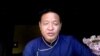 资料照片：2021年5月21日，藏人行政中央司政边巴次仁在印度达兰萨拉接受路透社视频采访。（路透社照片）