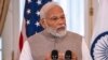 FILE - India's Prime Minister Narendra Modi speaks during a State Visit Luncheon at the State Department, June 23, 2023, in Washington. 