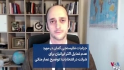 جزئیات نظرسنجی «گمان» در مورد عدم تمایل اکثر ایرانیان برای شرکت در انتخابات؛ توضیح عمار ملکی