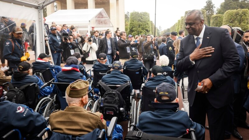 Austin Draws Parallels Between D-Day, War in Ukraine on WWII Allied Invasion Anniversary...