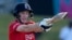 England's Harry Brook bats against Namibia during an ICC Men's T20 World Cup cricket match at Siv Vivian Richards Stadium in North Sound, Antigua and Barbuda, June 15, 2024. 