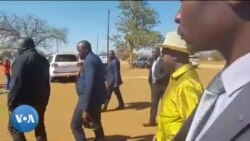 UChamisa Ufika Emhlanganweni Webandla leCCC Esibomvu