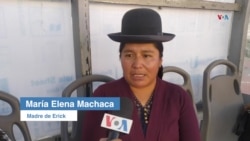 María Elena Machaca, madre del niño árbitro boliviano Erick Callejas