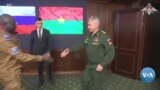 Russie lafasali minisiri Sergei Shoigu n’a ka tonyogon Burkina Faso ministri Kassoum Coulibaly ye ɲɔgɔn sɔrɔ taratadon