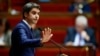 FILE - French Prime Minister Gabriel Attal speaks at the National Assembly in Paris, Jan. 30, 2024. 