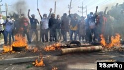 বাংলাদেশে বিরোধী দলগুলোর ৩ দিনের অবরোধ শুরু; সংঘর্ষ-ভাঙচুর, ২ জন নিহত। ৩১ অক্টোবর, ২০২৩। ফাইল ছবি। 