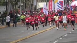 El "Forrest Gump chileno" que corre para combatir el acoso