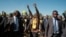 Nelson Chamisa, leader of Zimbabwe's main opposition party, the Citizens Coalition for Change (CCC), arrives at a rally to celebrate the launch of his election campaign in Gweru, Zimbabwe, July 16, 2023.