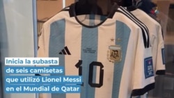 Subastan seis camisetas que Lionel Messi utilizó en el mundial de Qatar 2022 