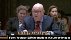 Vasilij Nebeznja, stalni ruski predstavnik u Ujedinjenim nacijama (Foto: Youtube/@Unitednations)