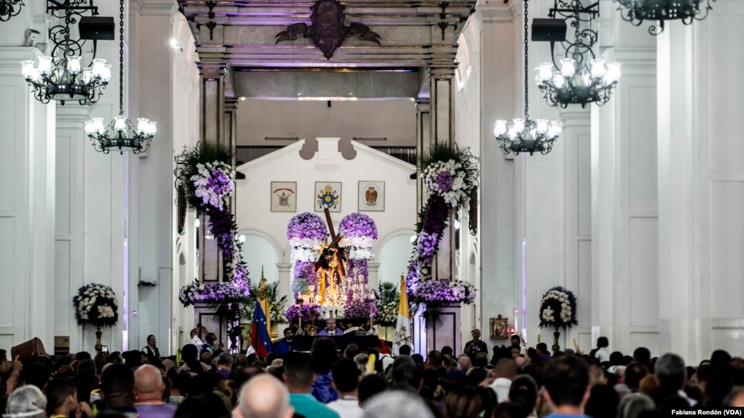 Vuelven las celebraciones en Venezuela al Nazareno de San Pablo