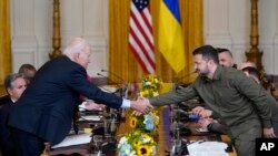 Imagen de archivo de una reunión Biden-Zelenskyy en la Casa Blanca.