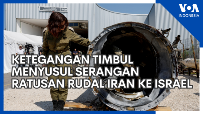 Ketegangan Timbul Menyusul Serangan Ratusan Rudal Iran ke Israel