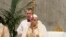Pope Francis presides over a Mass for the religious orders in St. Peter's Basilica at the Vatican, Feb. 2, 2024. 
