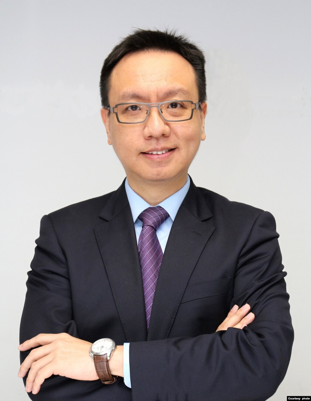 台湾淡江大学国际事务与战略研究所副教授李大中。（李大中提供）(photo:VOA)