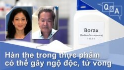 Hàn the trong thực phẩm có thể gây ngộ độc, tử vong