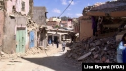 Amizmiz, Morocco, a small town approximately 55 miles south of Marrakesh, was destroyed in the earthquake that struck on Sept. 8, 2023. Amizmiz is the jumping off point for mountain tourist treks that had created jobs in the impoverished region.