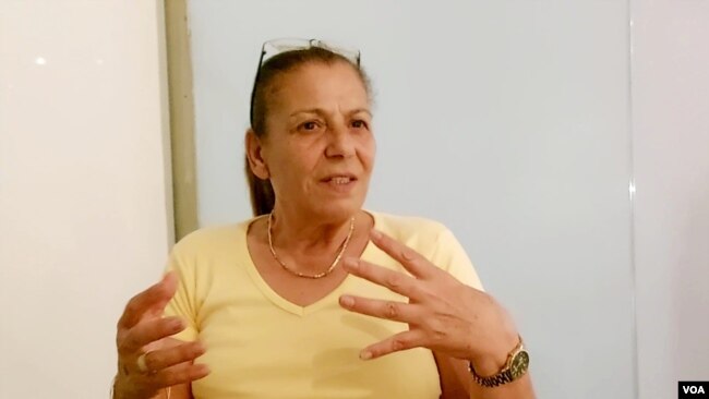 伊内斯(Ines),一名从斯德沃特(Sderot)疏散来的幼儿园教师 (美国之音/唐丹鸿)