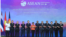 Menlu RI Retno Marsudi (tengah) bersama para Menlu negara anggota ASEAN lainnya dan Perwakilan China, Wang Yi. (Courtesy of Kemlu RI)