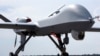 An MQ9 Predator drone is displayed at the Berlin Air Show ILA in Berlin, Germany, May 30, 2016. 