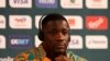 Ivory Coast interim coach Emerse Fae at press conference in Abidjan, on Saturday February 10, 2024 