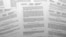FILE - The affidavit in support of an arrest warrant for 16 fake Republican electors for Donald Trump in the 2020 presidential election in Michigan is photographed, July 18, 2023. 